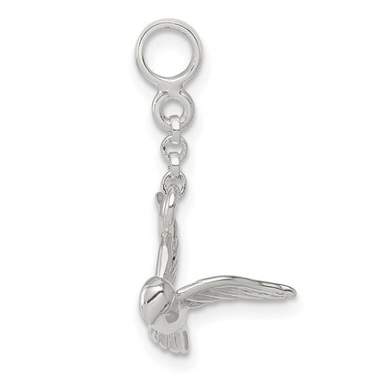 Sterling Silver Bird 1/2In Dangle Enhancer