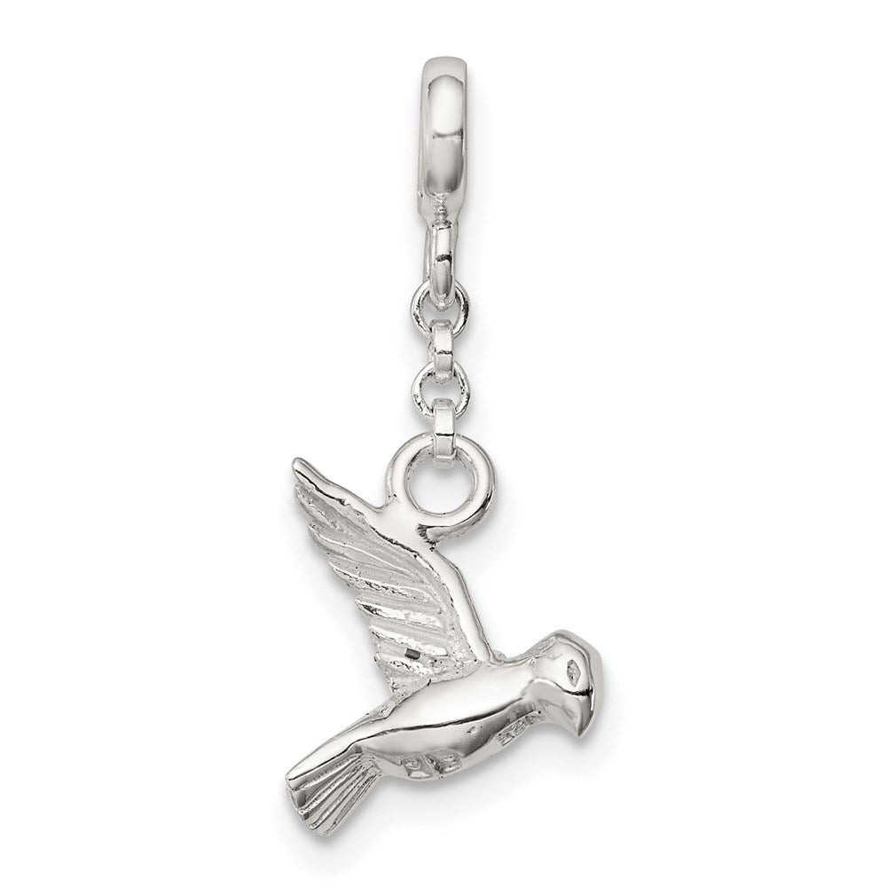 Sterling Silver Bird 1/2In Dangle Enhancer