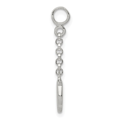 Sterling Silver Polished Bird 1/2In Dangle Enhancer