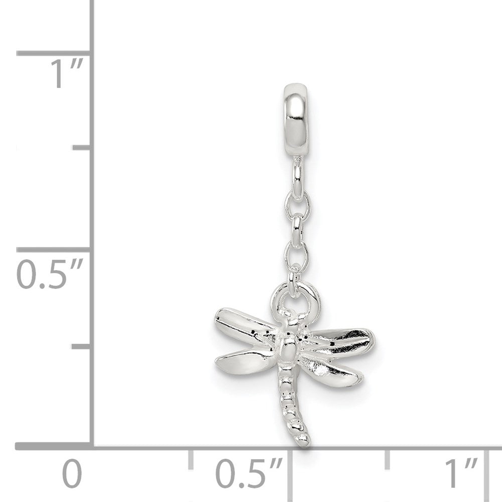 Sterling Silver Dragonfly 1/2In Dangle Enhancer