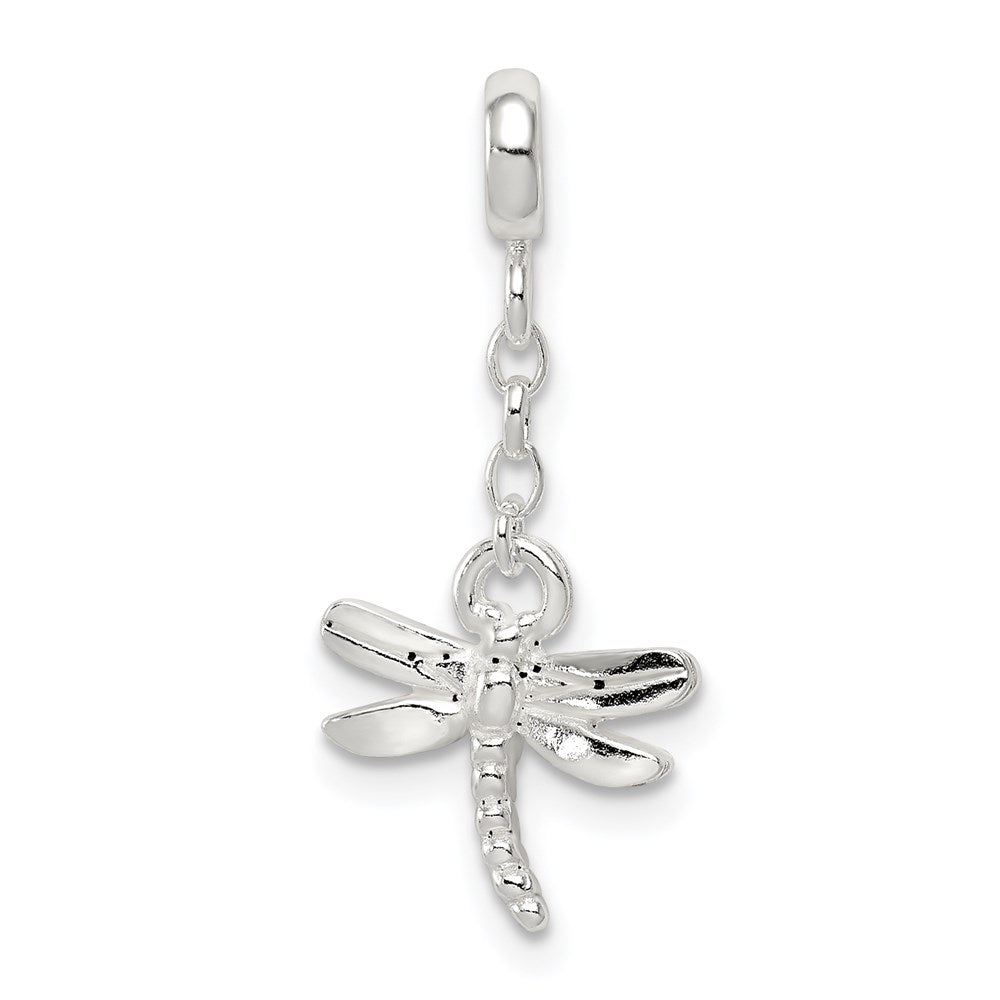 Sterling Silver Dragonfly 1/2In Dangle Enhancer