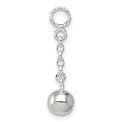 Sterling Silver Polished Bead 1/2In Dangle Enhancer
