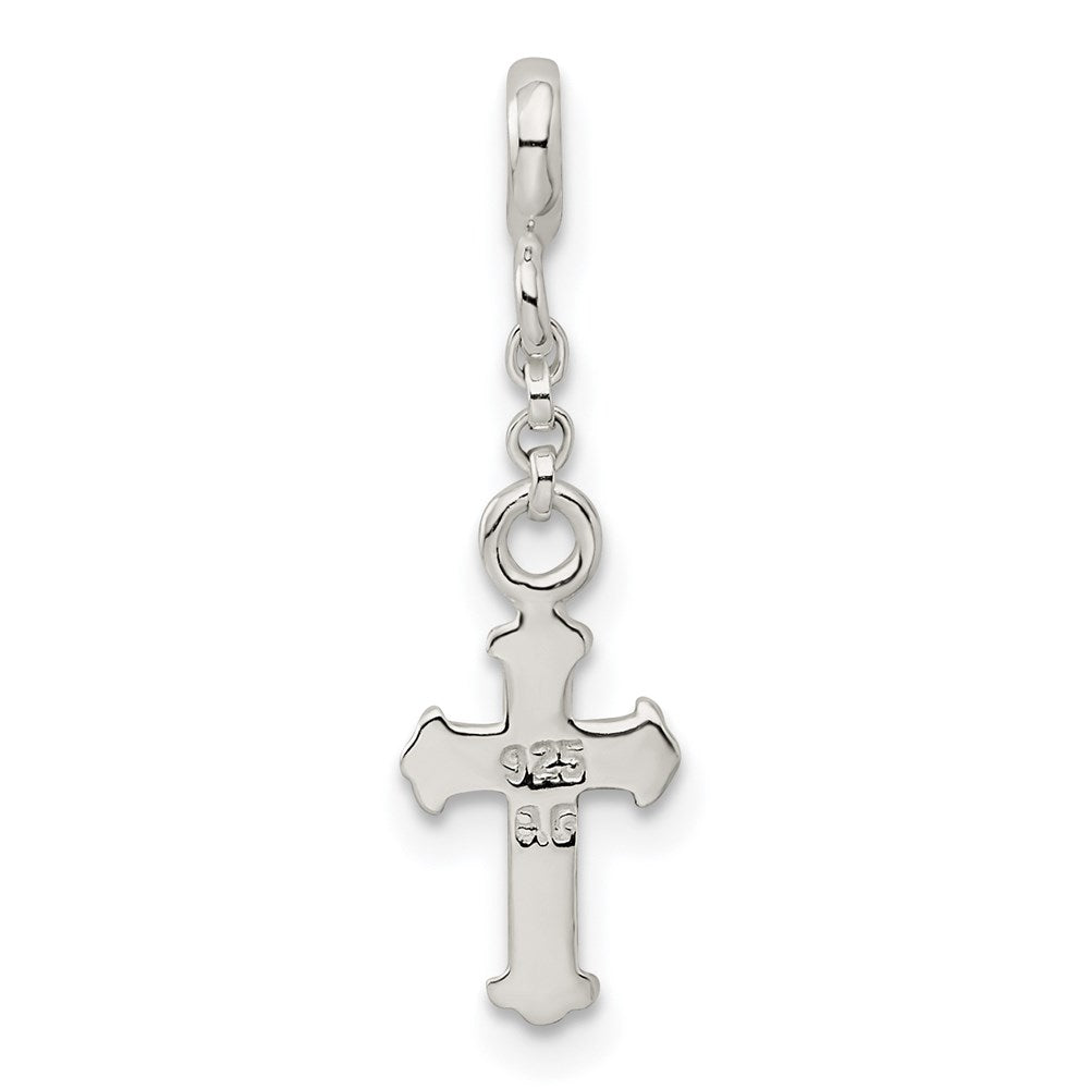 Sterling Silver Cross 1/2In Dangle Enhancer