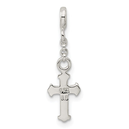 Sterling Silver Cross 1/2In Dangle Enhancer