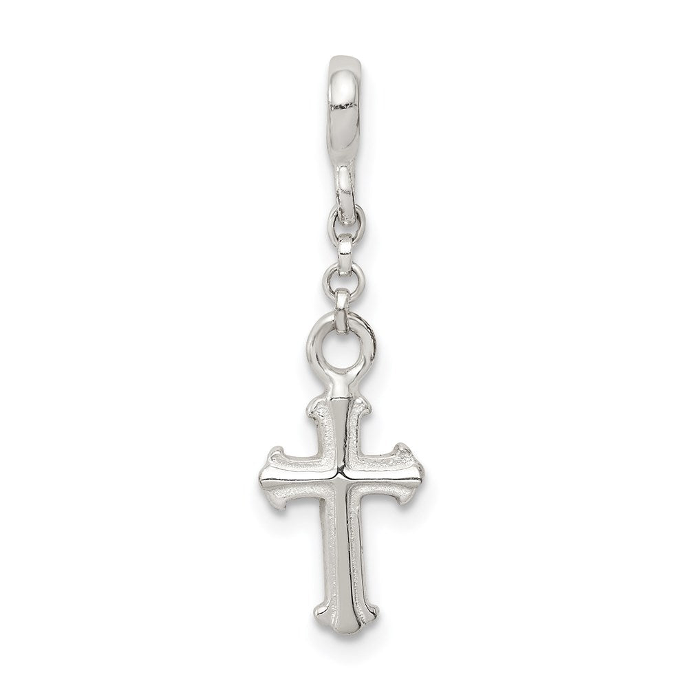 Sterling Silver Cross 1/2In Dangle Enhancer