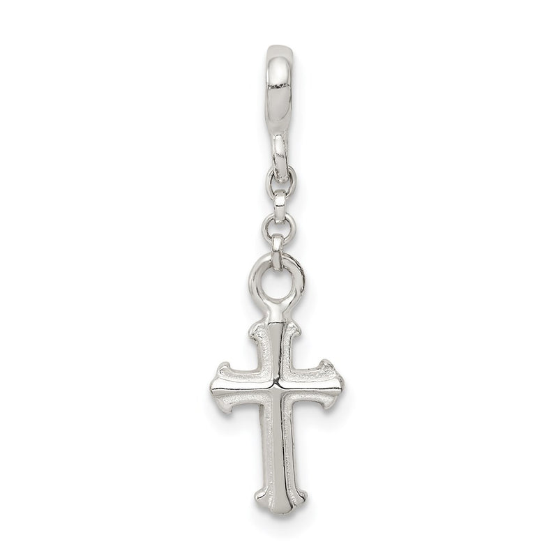 Sterling Silver Cross 1/2In Dangle Enhancer