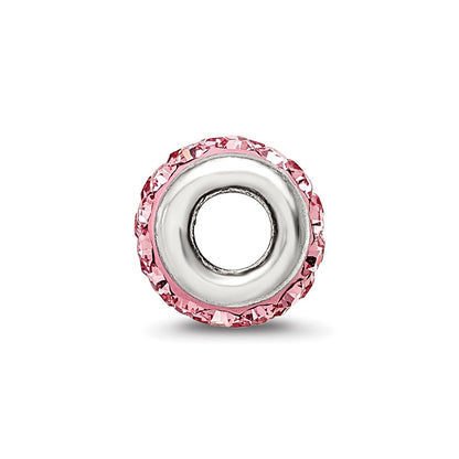 Sterling Silver June Stellux Crystal Pendant