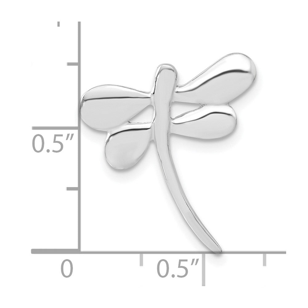Sterling Silver Dragonfly Slide Pendant