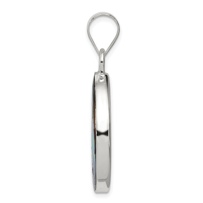 Sterling Silver Abalone Pendant