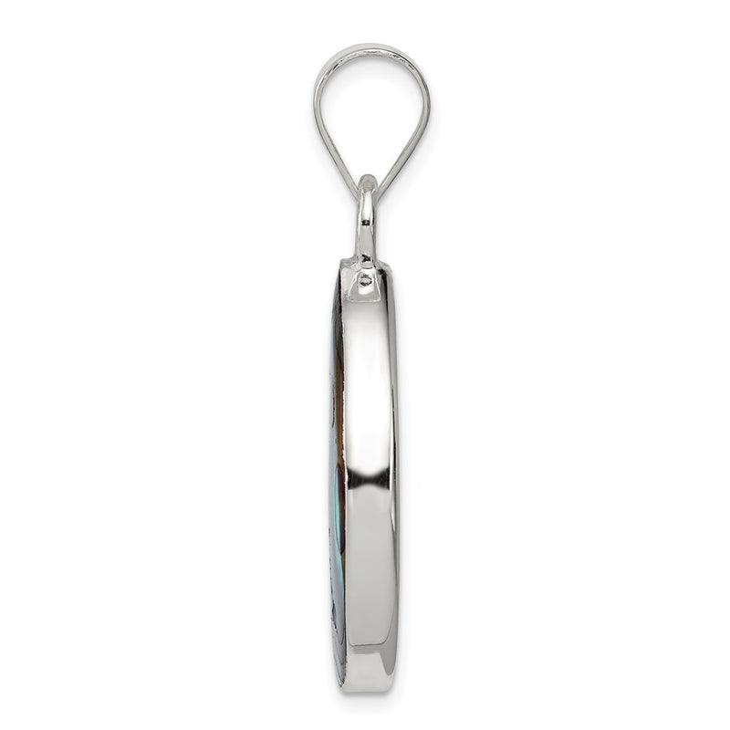 Sterling Silver Abalone Pendant