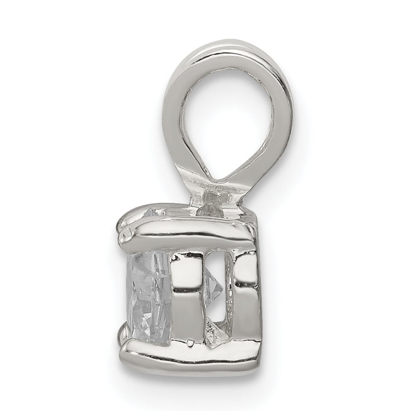 Sterling Silver Cz Pendant