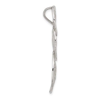 Sterling Silver Textured Circles Slide