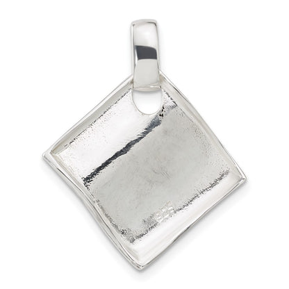 Sterling Silver Polished Fancy Wavy Pendant