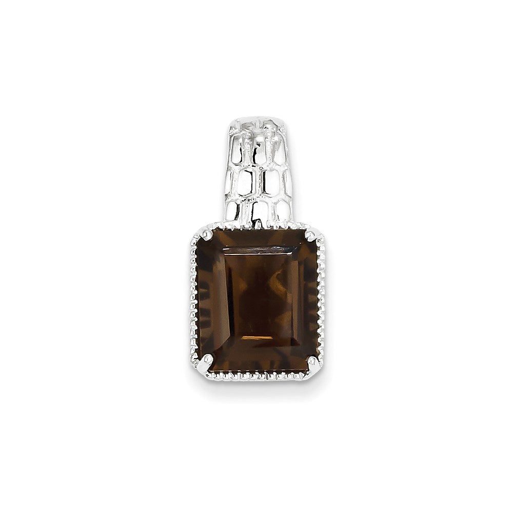 Sterling Silver Smoky Quartz Pendant