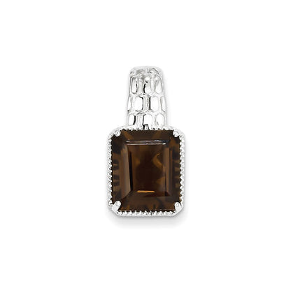Sterling Silver Smoky Quartz Pendant