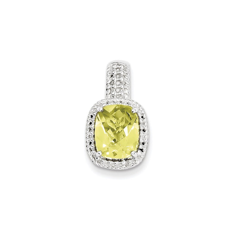 Sterling Silver Lemon Quartz Pendant