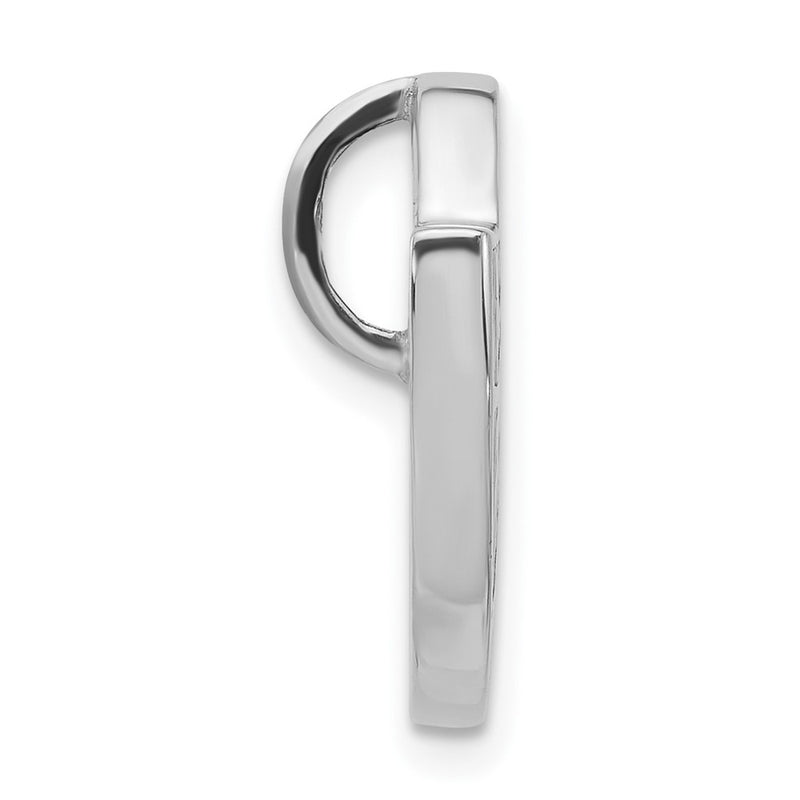 Sterling Silver Polished Multi-Color Mother Of Pearl Slide
