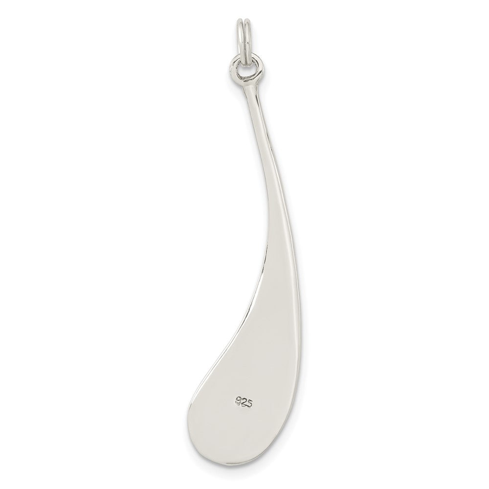 Sterling Silver Pink Mother Of Pearl Pendant