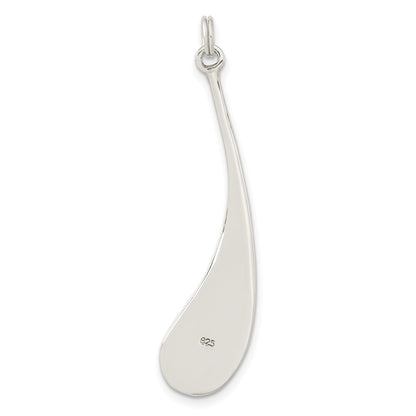 Sterling Silver Pink Mother Of Pearl Pendant