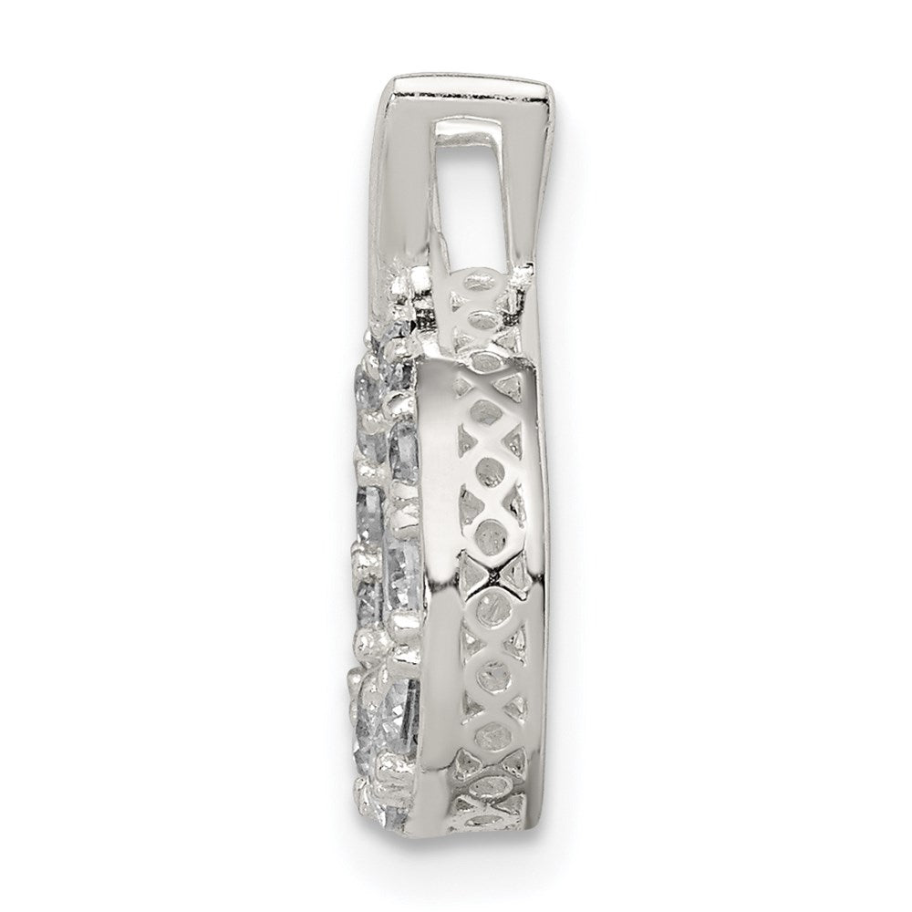 Sterling Silver Vibrant Cz Pendant