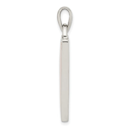 Sterling Silver Pink Mother Of Pearl Pendant