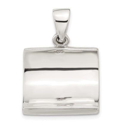 Sterling Silver Multicolored Mother Of Pearl Pendant