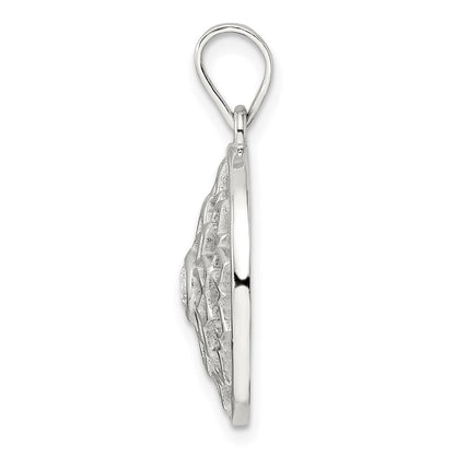 Sterling Silver Cz Crown Chakra Pendant