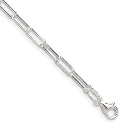 Sterling Silver Polished 3.15mm Paperclip Chain