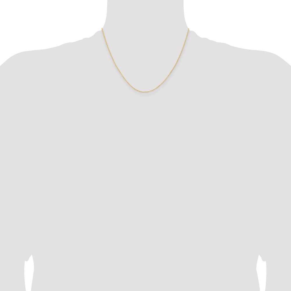 Sterling Silver Flash Gold-Plated Curb Chain Necklace