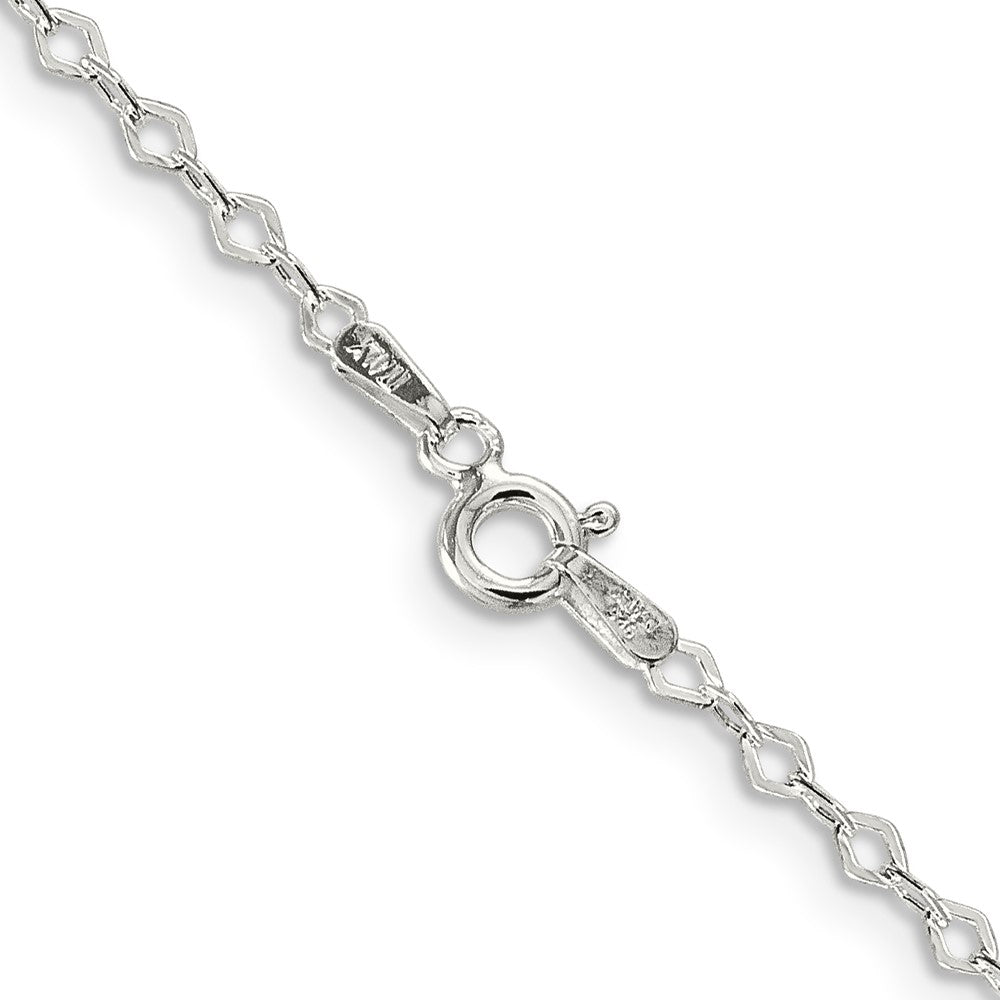 18 Inch Sterling Silver 2.25mm Fancy Rolo Chain Necklace