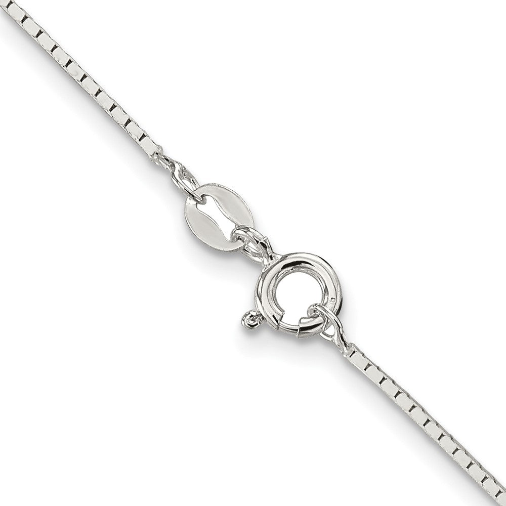 16 Inch Sterling Silver 1mm Mirror Box Chain Necklace