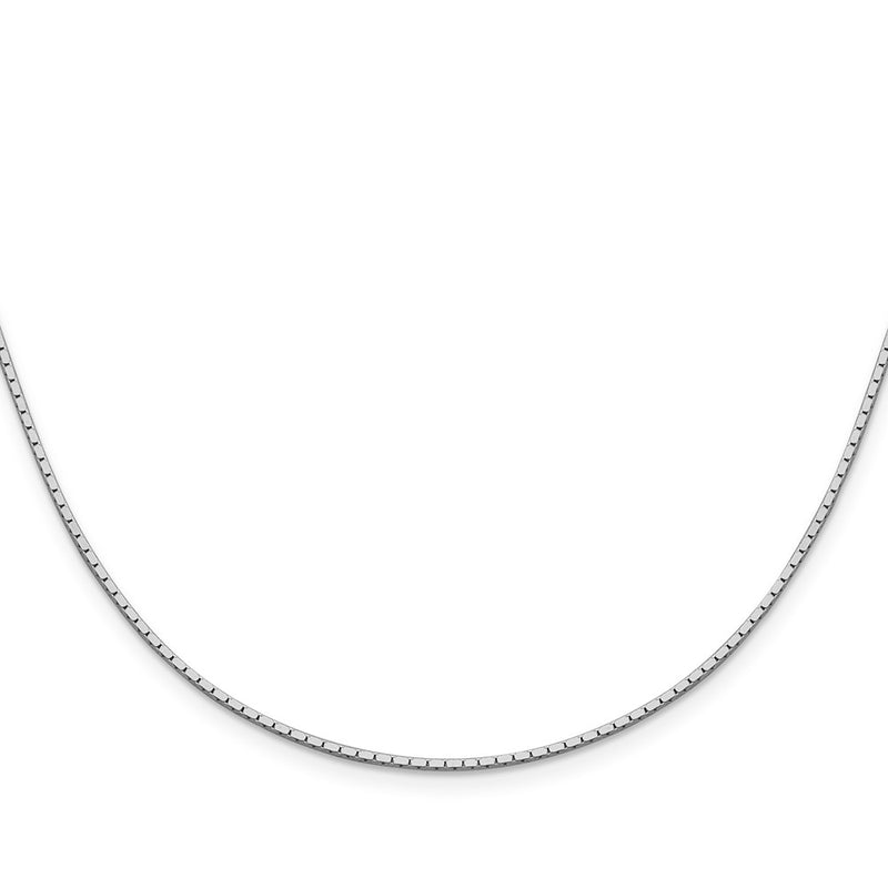 30 Inch Sterling Silver 1.25mm Mirror Box Chain Necklace