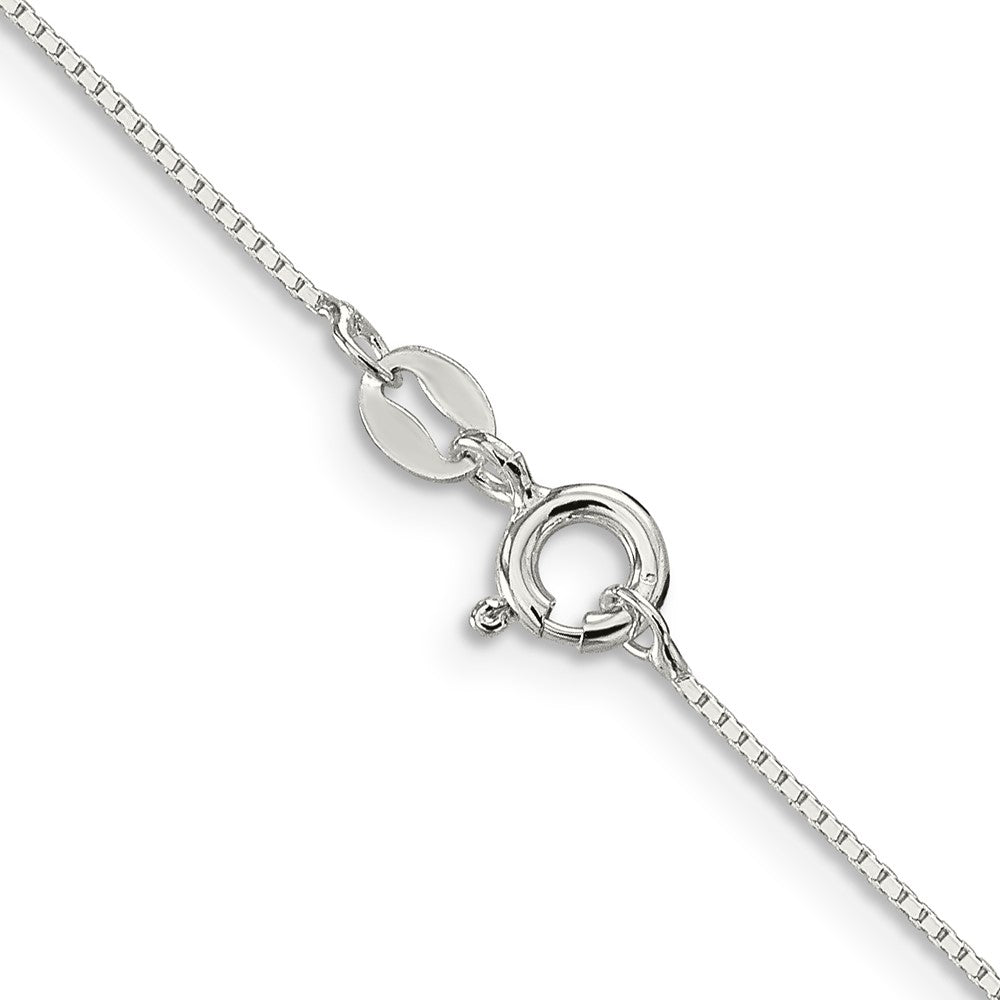 20 Inch Sterling Silver .6mm Mirror Box Chain Necklace