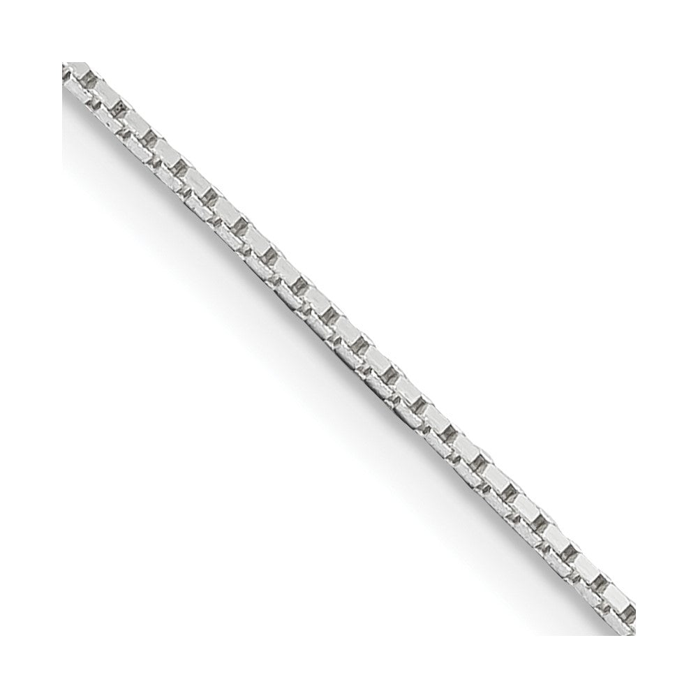 18 Inch Sterling Silver .6mm Mirror Box Chain Necklace