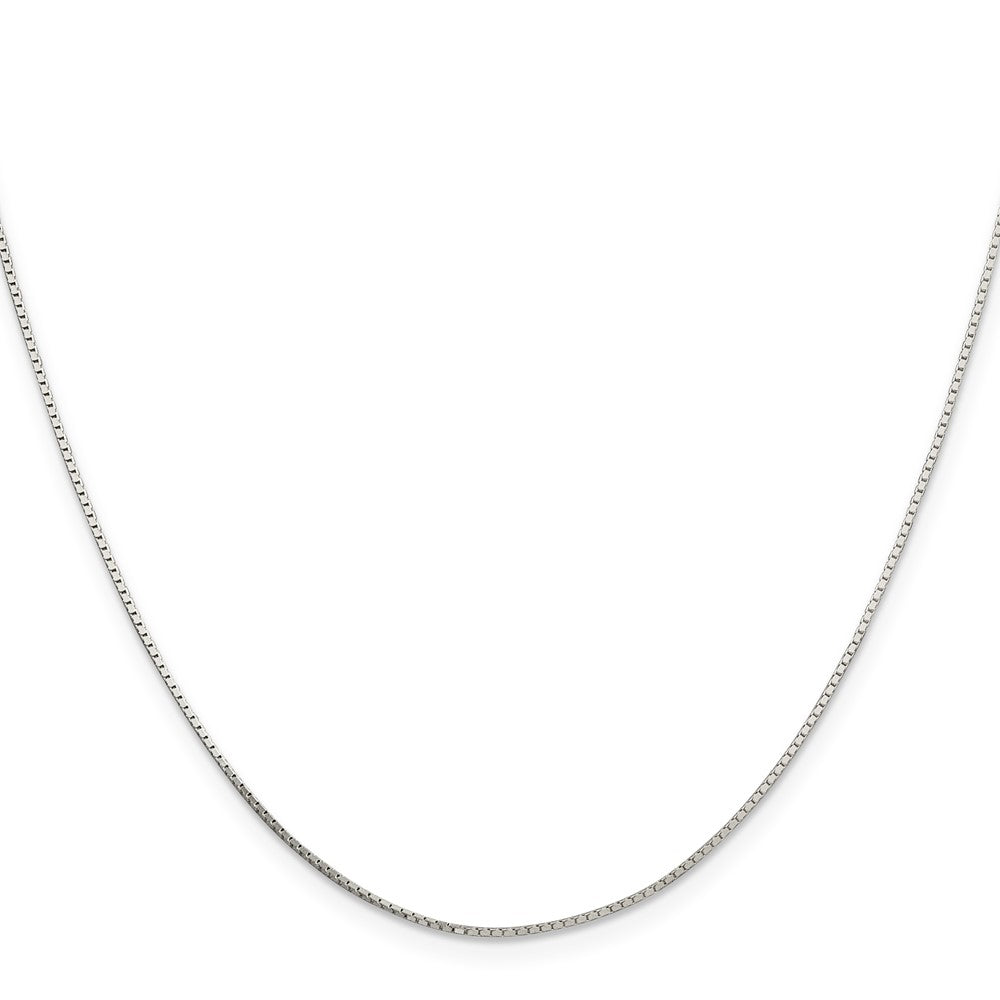 26 Inch Sterling Silver .7mm Mirror Box Chain Necklace
