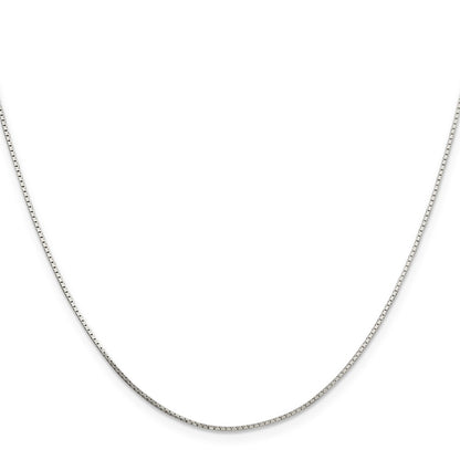 26 Inch Sterling Silver .7mm Mirror Box Chain Necklace