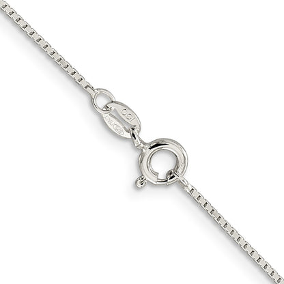 26 Inch Sterling Silver .7mm Mirror Box Chain Necklace