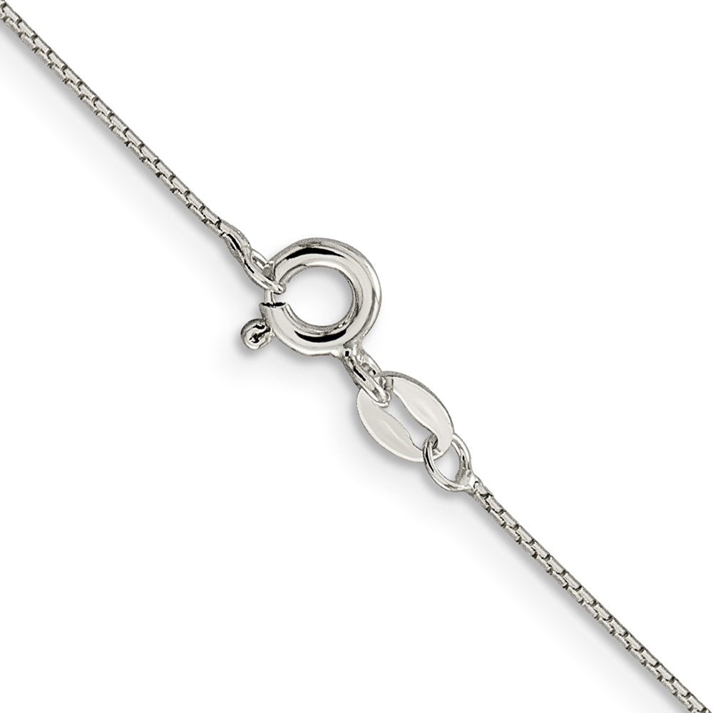 20 Inch Sterling Silver .6mm 8 Sided Diamond-Cut Mirror Box Chain Necklace