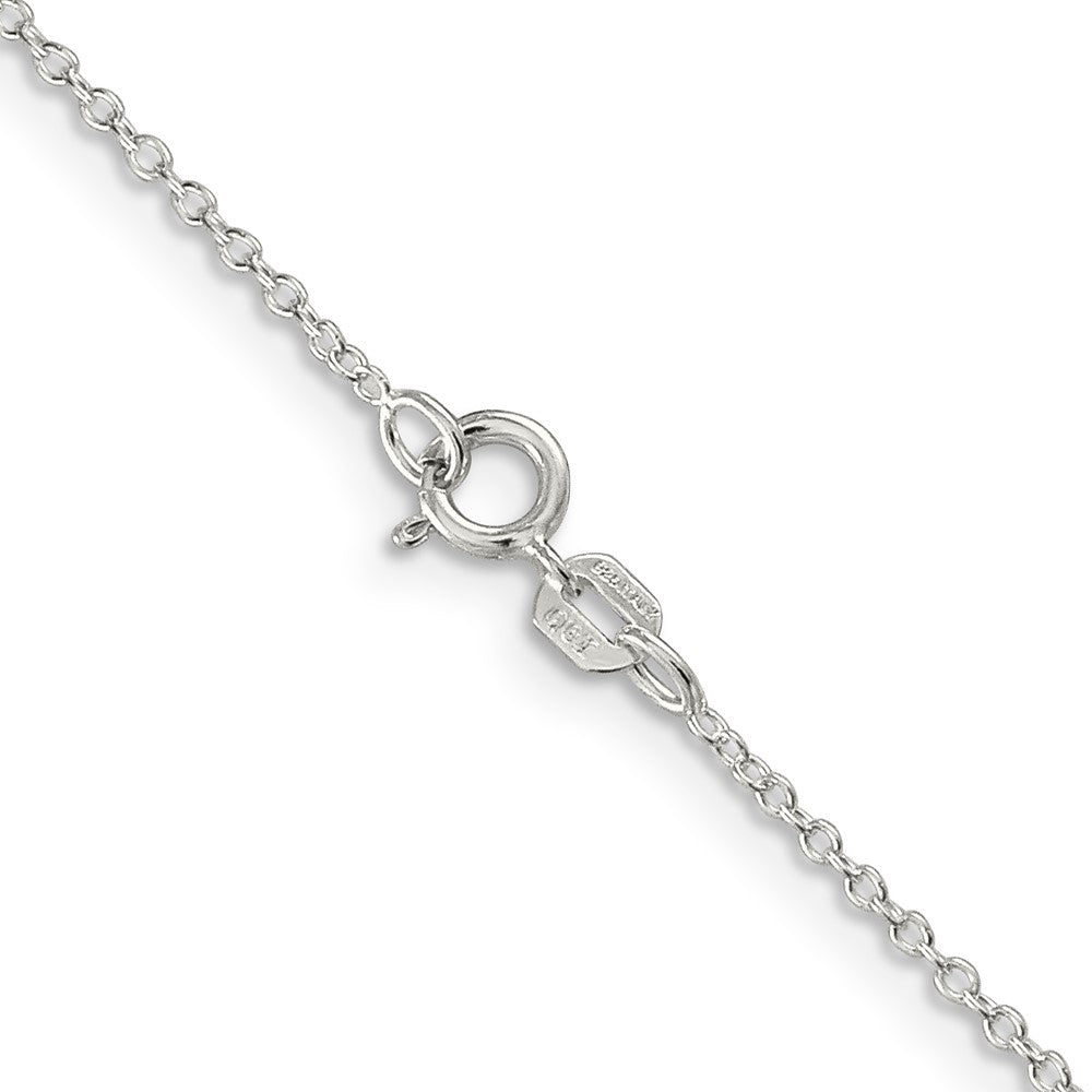 22 Inch Sterling Silver 1.10mm Forzantina Cable Chain Necklace