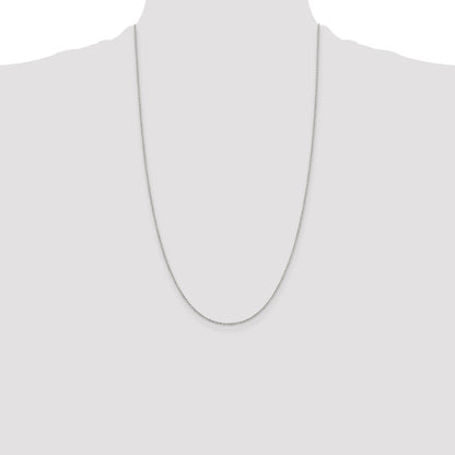 26 Inch Sterling Silver 1.10mm Forzantina Cable Chain Necklace
