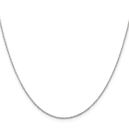 24 Inch Sterling Silver 1.30mm Forzantina Cable Chain Necklace