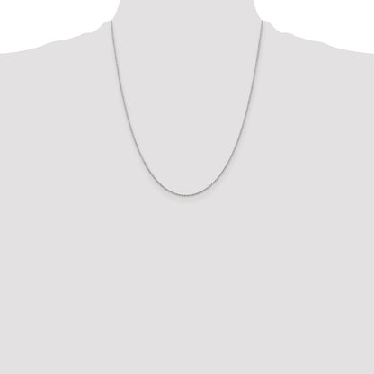22 Inch Sterling Silver 1.30mm Forzantina Cable Chain Necklace