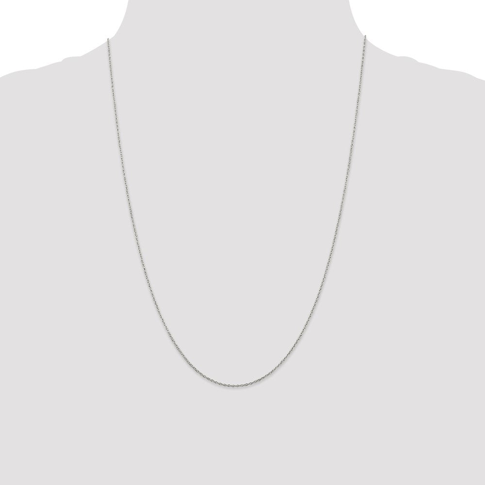 24 Inch Sterling Silver 1.30mm Forzantina Cable Chain Necklace