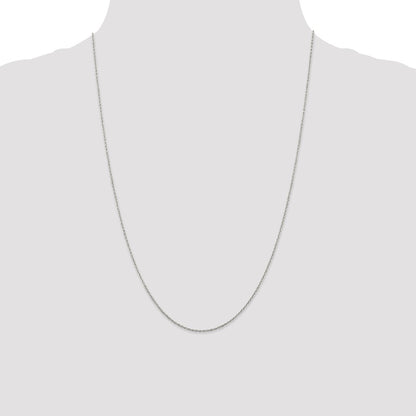 24 Inch Sterling Silver 1.30mm Forzantina Cable Chain Necklace
