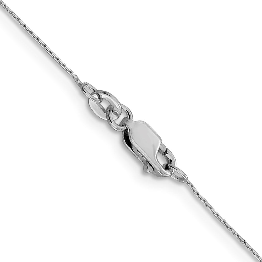 22 Inch Sterling Silver .6mm Oval Box Chain Necklace