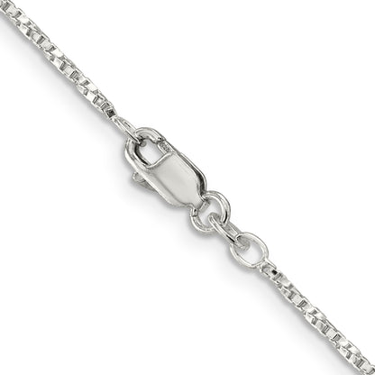 24 Inch Sterling Silver 1.35mm Twisted Box Chain Necklace