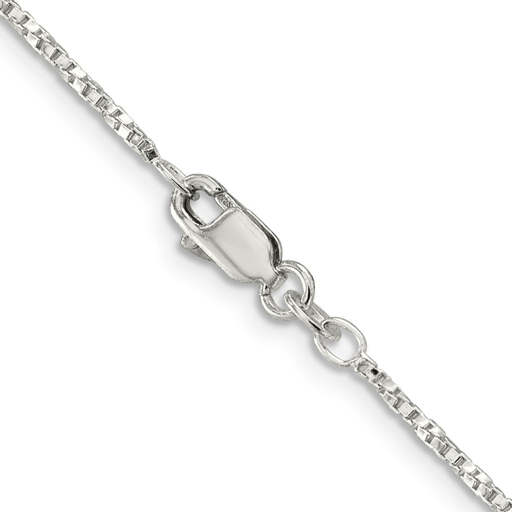 26 Inch Sterling Silver 1.35mm Twisted Box Chain Necklace