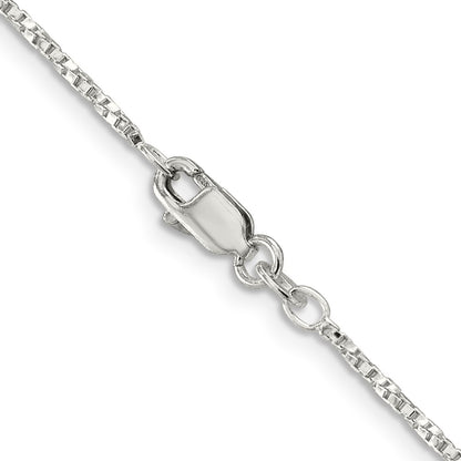 26 Inch Sterling Silver 1.35mm Twisted Box Chain Necklace