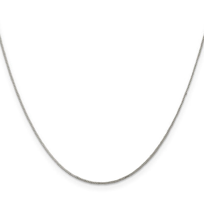 14 Inch Sterling Silver .8mm Curb Chain