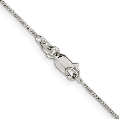 14 Inch Sterling Silver .8mm Curb Chain